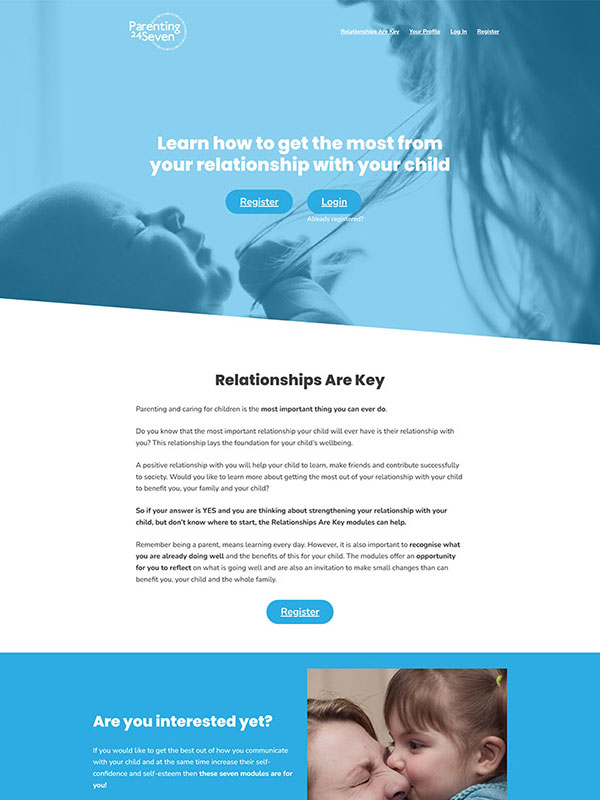 Screenshot of the Burrenbeo Trust website